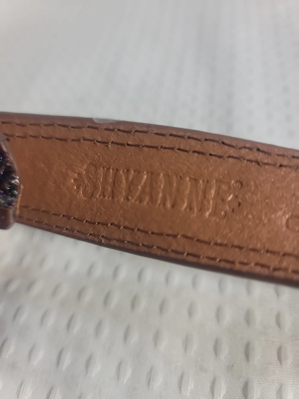 Brown Belt with Silver Pegasus Buckle